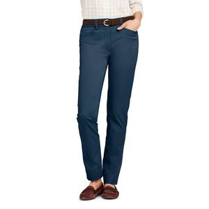 Lands' End Fit 2 Straight Leg Chinos Navy NWT